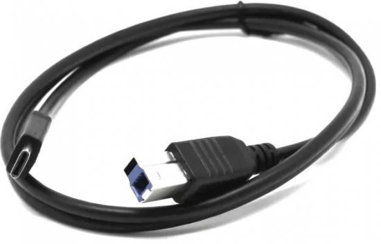 כבל מחיבור USB 3.1 Type-C Male לחיבור USB 3.0 B Male באורך 1 מטר Gold Touch