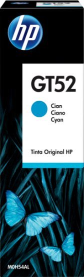 בקבוקון דיו מקורי 70 מ''ל GT52 צבע ציאן HP