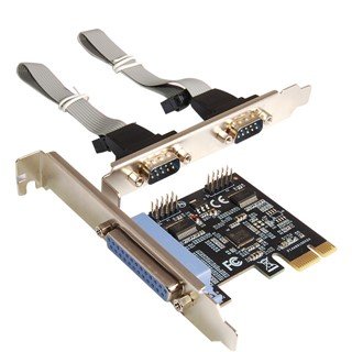 178967_b_1.jpg כרטיס PCI-E ל-2 יציאות RS232 Serial Controller ויציאה אחת ל-STLab Parallel Card