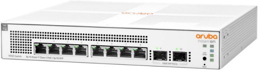 180088_b_1.jpg מתג HPE Aruba Instant On 8-Port PoE Gigabit and 2 SFP Ports 1930 124W Switch