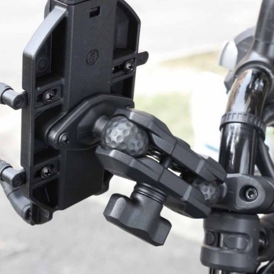 תושבת סמארטפון לאופנוע Octopus עם תפס כידון צר מסוג OsoPro O-Type