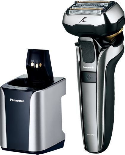 מכונת גילוח נטענת ES-LV9C-s עם ערכת שטיפה Panasonic Multi-flex 5D