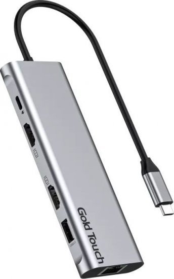 תחנת עגינה Gold Touch USB-Type C SU-C13 - צבע כסוף