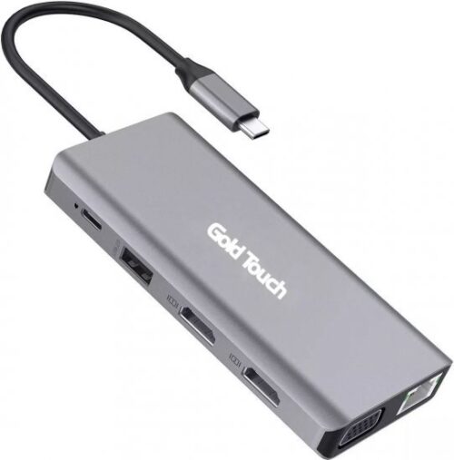 תחנת עגינה Gold Touch USB-Type C SU-C20 - צבע כסוף