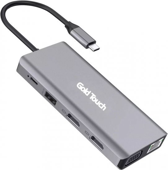 תחנת עגינה Gold Touch USB-Type C SU-C20 - צבע כסוף