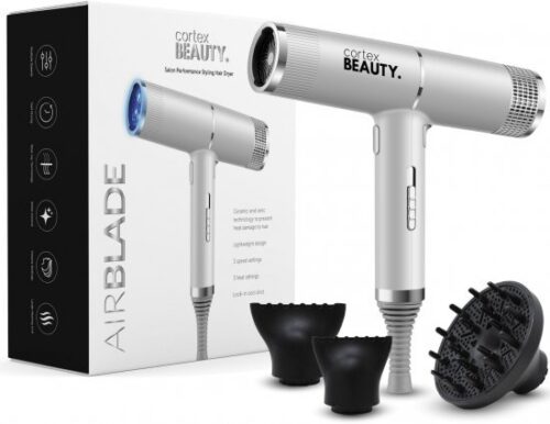 מייבש שיער Air Wave Pro Performance בטכנולוגית Ionic Technology מבית Cortex - צבע כסוף