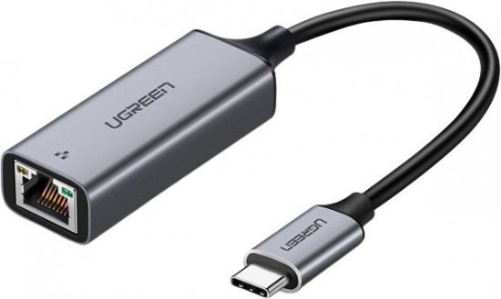מתאם Type-C ל-RJ45 10/100 / 1000M מבית UGREEN צבע אפור