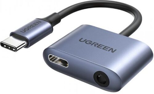 מתאם 2 ב-1 USB-C PD ל-3.5 מ''מ מבית UGREEN
