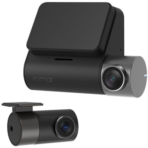 מצלמת דרך קדמית + אחורית לרכב 70mai Dash Cam Pro Plus+ A500S-1 - שנה אחריות יבואן רשמי ע''י המילטון
