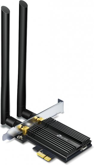 מתאם רשת אלחוטי TP-Link AX3000 WiFi 6 Bluetooth 5.0 PCIe Archer TX50E V1