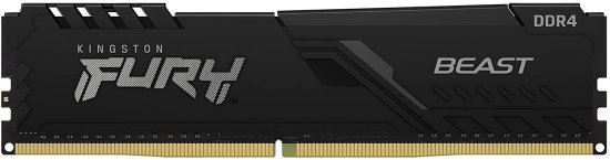זכרון למחשב Kingston FURY BEAST 16GB DDR4 3200MHz CL16