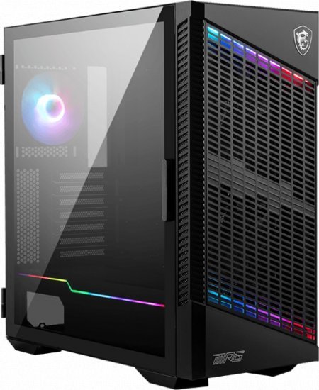 מארז מחשב ללא ספק MSI MPG VELOX 100P AIRFLOW Mid Tower - צבע שחור
