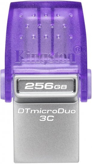 211781_b_1.jpg זכרון נייד Kingston DataTraveler microDuo 3C 256GB Dual USB-A and USB-C 3.2