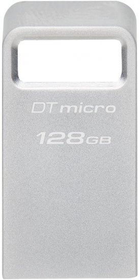 זכרון נייד Kingston DataTraveler Micro 128GB Ultra-Small Premium Metal Design USB 3.2