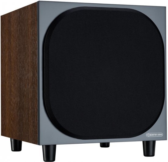 סאבוופר MONITOR AUDIO Bronze W10 - צבע שחור / עץ כהה