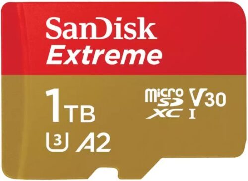 215568_b_1.jpg כרטיס זיכרון SanDisk Extreme A2 MicroSDXC - דגם SDSQXAV-1T00-GN6MN - נפח 1TB