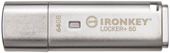 216949_b_1.jpg זכרון נייד Kingston IronKey Locker+ 50 XTS-AES 64GB Encrypted USB 3.2