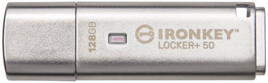 216951_b_1.jpg זכרון נייד Kingston IronKey Locker+ 50 XTS-AES 128GB Encrypted USB 3.2