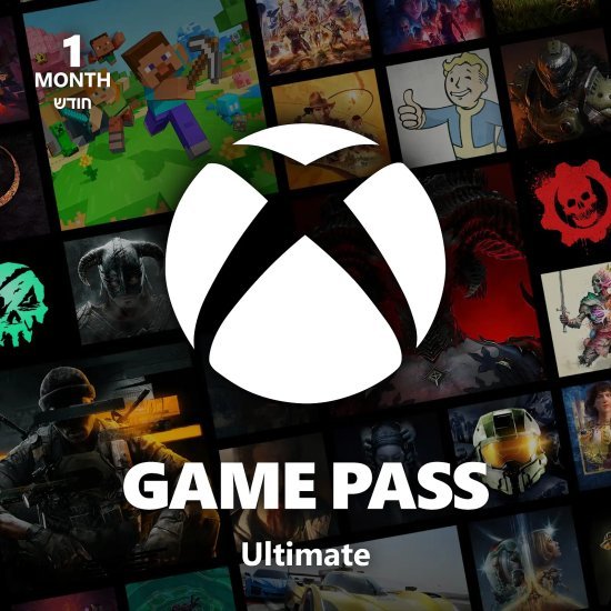 חברות Microsoft Xbox Game Pass Ultimate (קוד דיגיטלי) - מנוי לחודש אחד