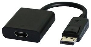 22105_b_1.jpg מתאם מחיבור Display Port זכר לחיבור HDMI נקבה באורך 0.2 מטרים Gold Touch