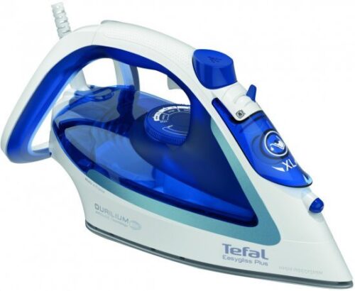 מגהץ אדים Tefal Easygliss Plus 2400W FV5715E0 - חמש שנות אחריות יבואן רשמי על ידי ניופאן