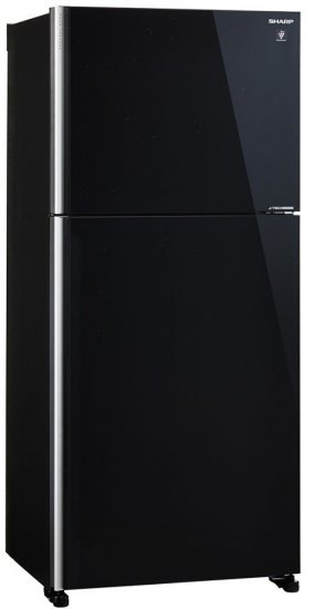 מקרר 2 דלתות מקפיא עליון 558 ליטר Sharp No-Frost Inverter SJ-3655 - צבע שחור