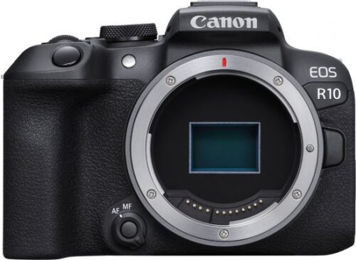 מצלמה דיגיטלית ללא מראה Canon EOS R10 - צבע שחור + עדשת RF-S 18-45mm F4.5-6.3 IS STM