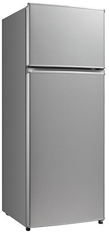 מקרר 2 דלתות מקפיא עליון 200 ליטר Midea HD-273FN - צבע כסוף