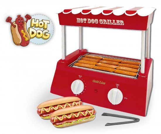 גרילר לצליית נקניקיות Hot Dog Festival דגם ATL-8030 מבית Gold Line