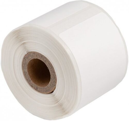 מדבקv מלבנית למדפסת ניידת Aimo M110/M120/M200/M220/AM-243/D520/D550BT/D520BT / T200 Pro - גודל 30X40 מ''מ - 180 מדבקות בגליל - צבע לבן