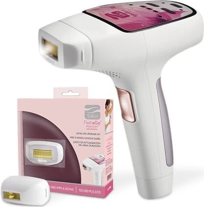 מכשיר להסרת שיער Silkn Flash & Go Freedom IPL - חבילה זוגית בעלת שני ראשים 1,000,000 הבזקים סה''כ