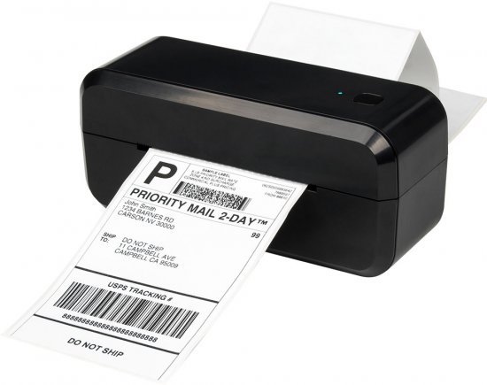 מדפסת מדבקות למשלוחים ניידת אלחוטית דגם Aimo AM-243 - צבע שחור