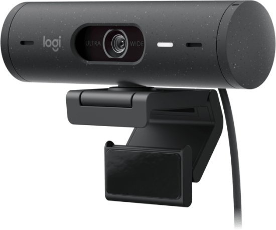 מצלמת רשת עם מיקרופון Logitech Brio 500 Full HD 1080p - צבע Graphite