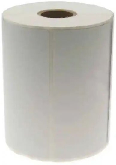 מדבקה מלבנית למדפסת ניידת Aimo D520/D520BT/D550BT/AM-243 / T200 Pro - גודל 101.5X50 מ''מ - 500 מדבקות בגליל - צבע לבן