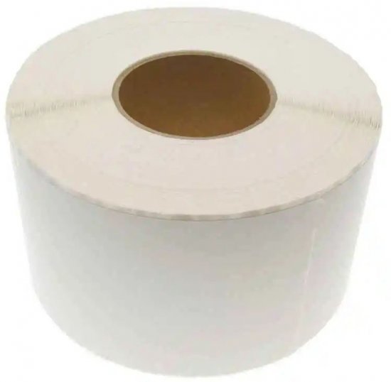 מדבקה מלבנית למדפסת ניידת Aimo D520/D550BT/AM-243 / T200 Pro - גודל 101.5X152 מ''מ - 500 מדבקות בגליל - צבע לבן