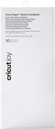 228673_b_1.jpg נייר Smart קארדסטוק דביק 33x14 ס''מ 10 יחידות Cricut Joy צבע לבן