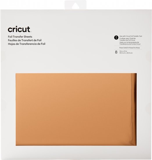 228682_b_1.jpg נייר פויל טרנספר 30.5X30.5 ס''מ זהב ורוד Cricut