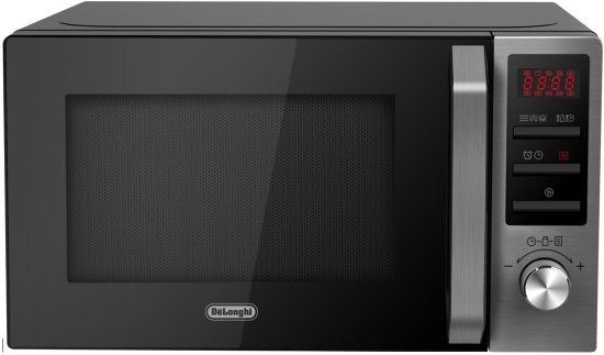 מיקרוגל דיגיטלי משולב גריל 29 ליטר Delonghi DL-2029 1450W - צבע נירוסטה / זכוכית שחורה