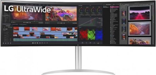 מסך מחשב גיימינג קעור LG UltraWide 49WQ95C-W Dual QHD Nano IPS 49'' G-SYNC FreeSync - לבן
