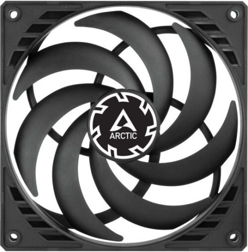 מאוורר למארז Arctic P14 Slim PWM PST 140mm - צבע שחור