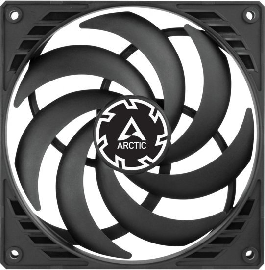 מאוורר למארז Arctic P14 Slim PWM PST 140mm - צבע שחור