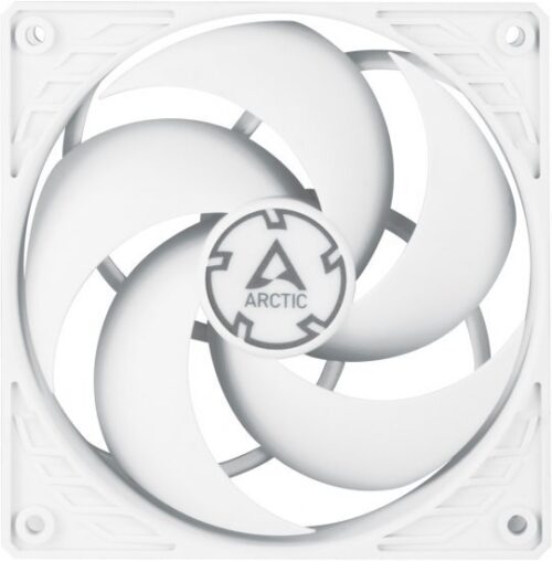 מאוורר למארז Arctic P12 PWM PST 120mm - צבע לבן