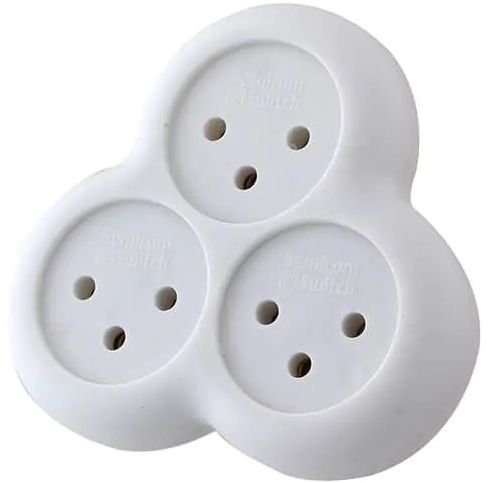 מפצל ביתי 3 שקעים פרפר Semicom SW-YZ01 / 03A