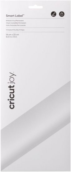 240198_b_1.jpg נייר ויניל כתיבה Joy Smart Label Writable Permanent לבן 33X14 ס''מ מבית Cricut