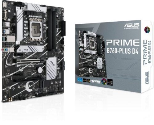 לוח אם ASUS Prime B760-PLUS D4 Intel LGA1700 B760 DDR4