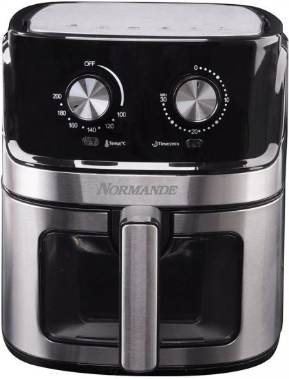 סיר טיגון בריאותי ללא שמן 6.5 ליטר 1700W מבית Normande TTAF-501MST