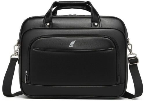 תיק עסקים גדול למחשב נייד בגודל 15.6 אינץ' דגם The Genesis Pro Brief מבית Camel Mountain - צבע שחור