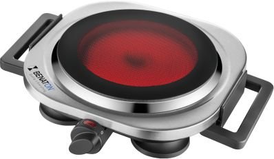 פלטת בישול קרמית עם ידיות מתקפלות BT-1061 1200W מבית Benaton