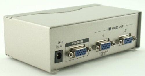 24541_b_1.jpg מפצל מחיבור VGA ל-2 חיבורי Gold Touch - VGA