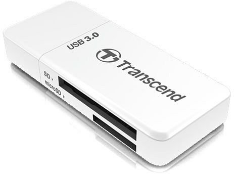 24900_b_1.jpg קורא כרטיסים Transcend USB 3.0 Compact TS-RDF5W - צבע לבן